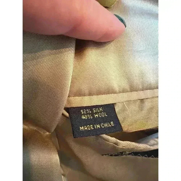 Vintage Brooks Brothers 346 Sz 38SH Blazer Wool Silk Blend Academia Preppy‎ - Picture 5 of 14